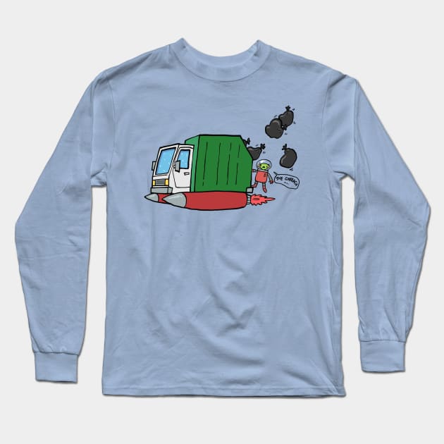 space garbage Long Sleeve T-Shirt by neilkohney